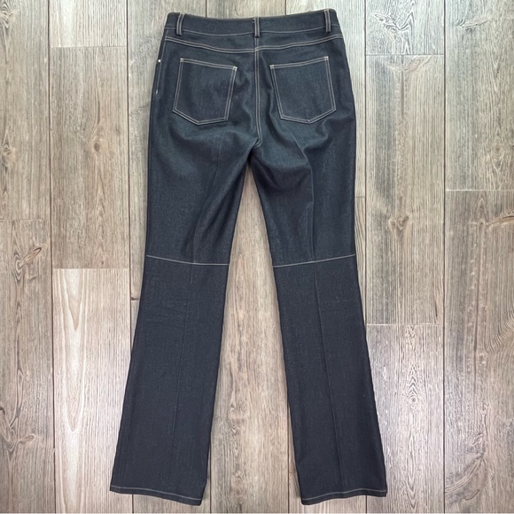 SOLD! Elie Tahari Tailored Denim Bootcut Trousers - Picture 4 of 9